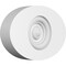 Ekena Millwork Standard Dalton Bullseye Rosette with Square Edge, 6"W x 4"H x 1"P ROSP060X040X100DAL02 - alternate 1